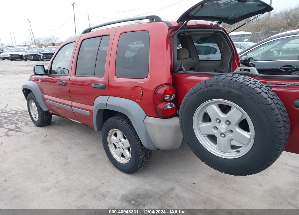 2005 JEEP LIBERTY SPORT VIN: 1J4GL48K15W652756