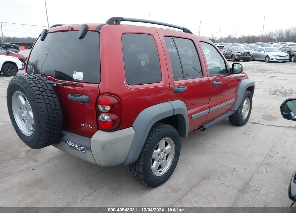 2005 JEEP LIBERTY SPORT VIN: 1J4GL48K15W652756