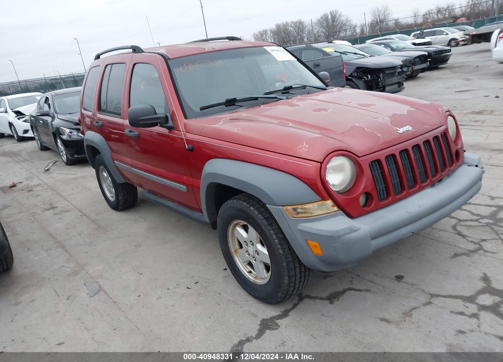 2005 JEEP LIBERTY SPORT VIN: 1J4GL48K15W652756