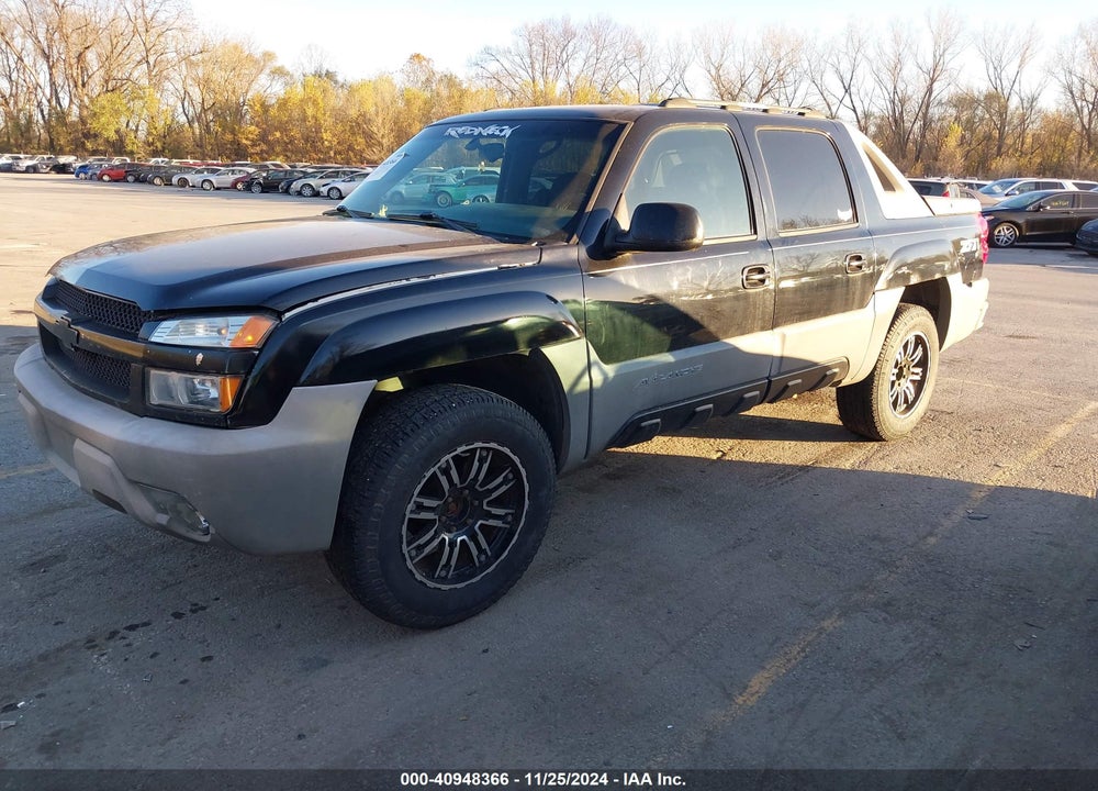 2002 CHEVROLET AVALANCHE 1500 VIN: 3GNEK13T42G137413