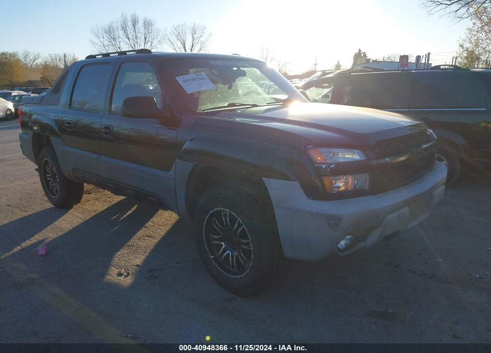 2002 CHEVROLET AVALANCHE 1500 VIN: 3GNEK13T42G137413