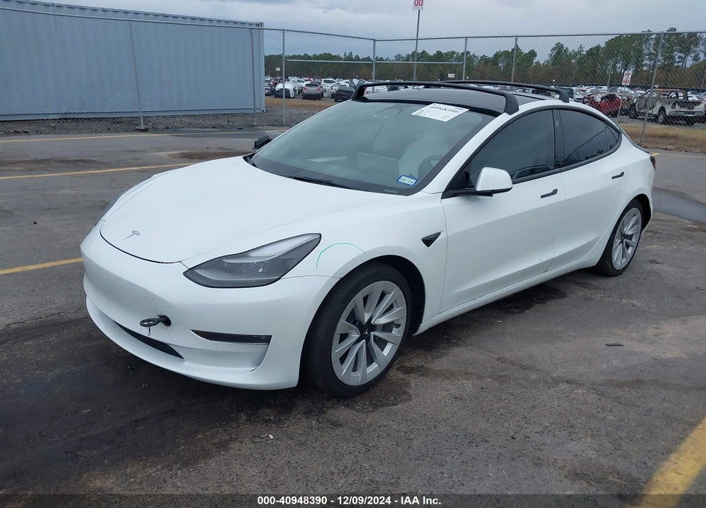 2022 TESLA MODEL 3 VIN: 5YJ3E1EB3NF356854