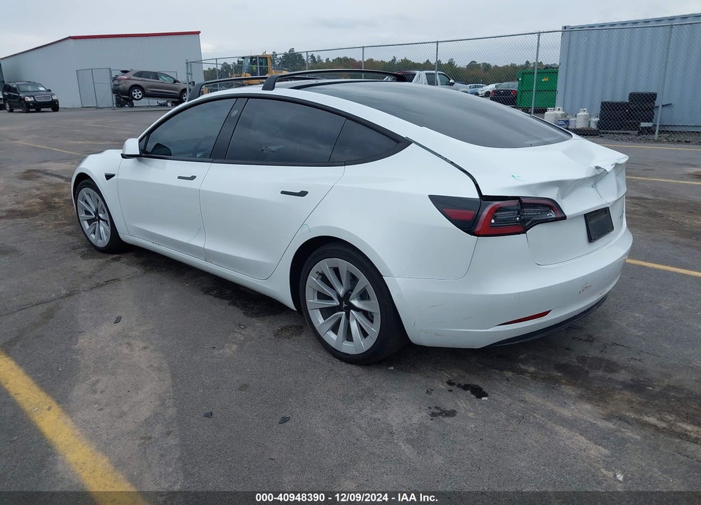 2022 TESLA MODEL 3 VIN: 5YJ3E1EB3NF356854