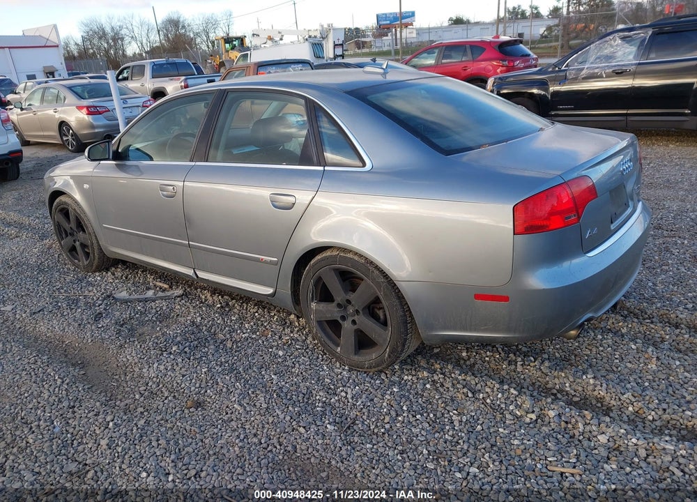 2006 AUDI A4 2.0T VIN: WAUEF78E36A279070