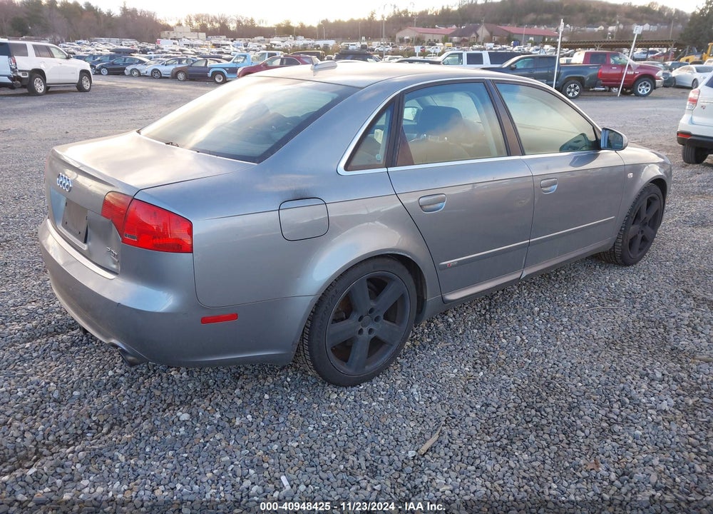 2006 AUDI A4 2.0T VIN: WAUEF78E36A279070