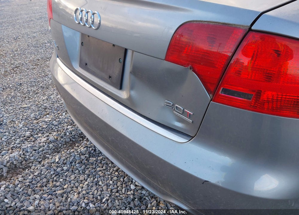 2006 AUDI A4 2.0T VIN: WAUEF78E36A279070