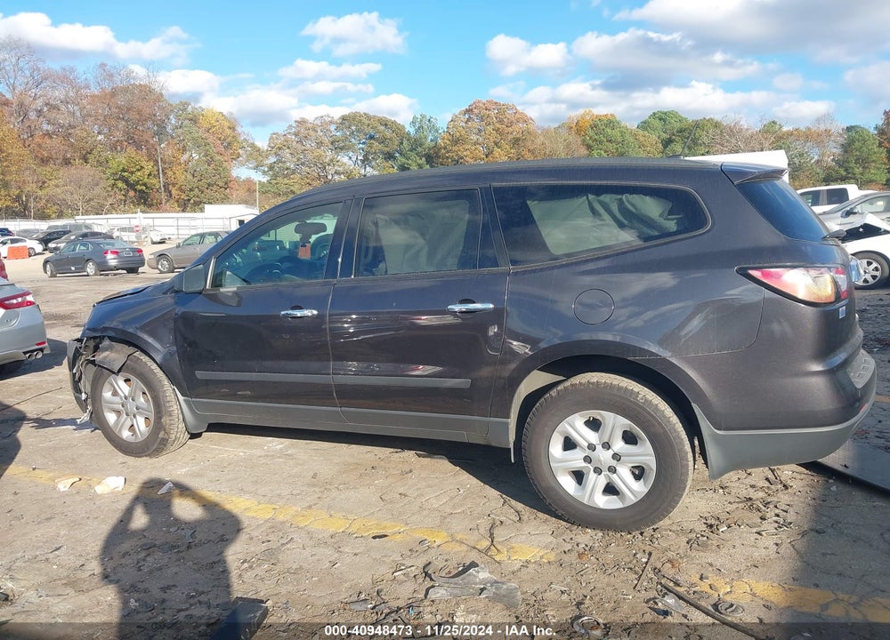 2015 CHEVROLET TRAVERSE LS VIN: 1GNKRFKD7FJ348941
