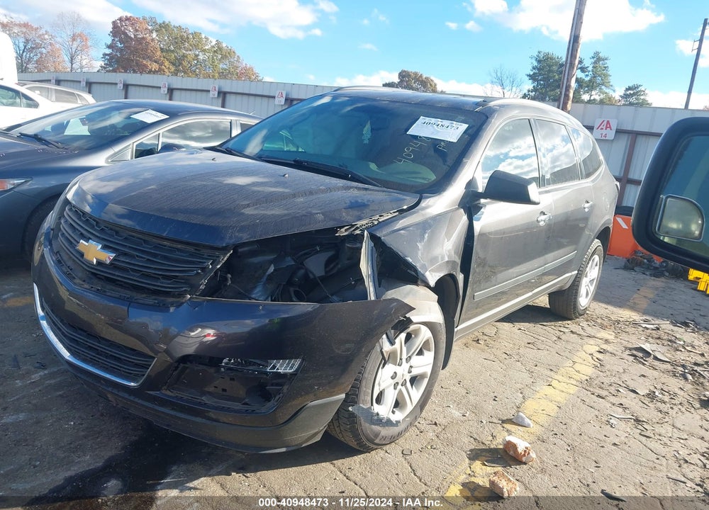 2015 CHEVROLET TRAVERSE LS VIN: 1GNKRFKD7FJ348941