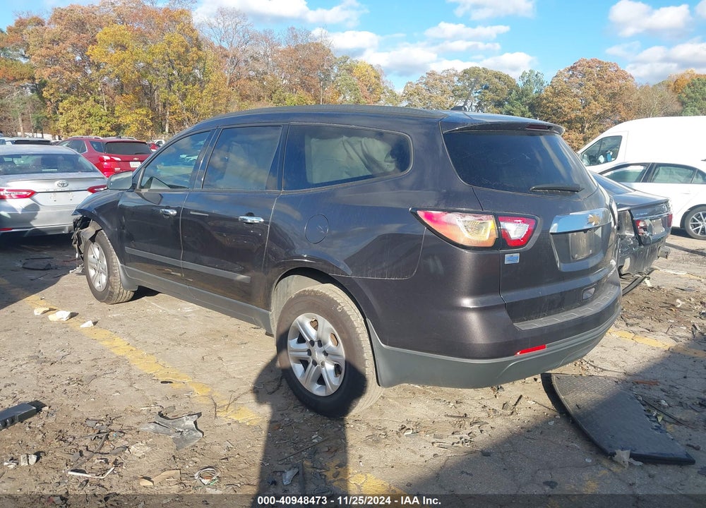2015 CHEVROLET TRAVERSE LS VIN: 1GNKRFKD7FJ348941