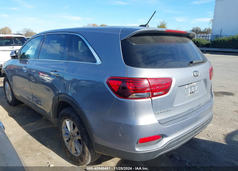 2020 KIA SORENTO 3.3L LX VIN: 5XYPG4A58LG637762