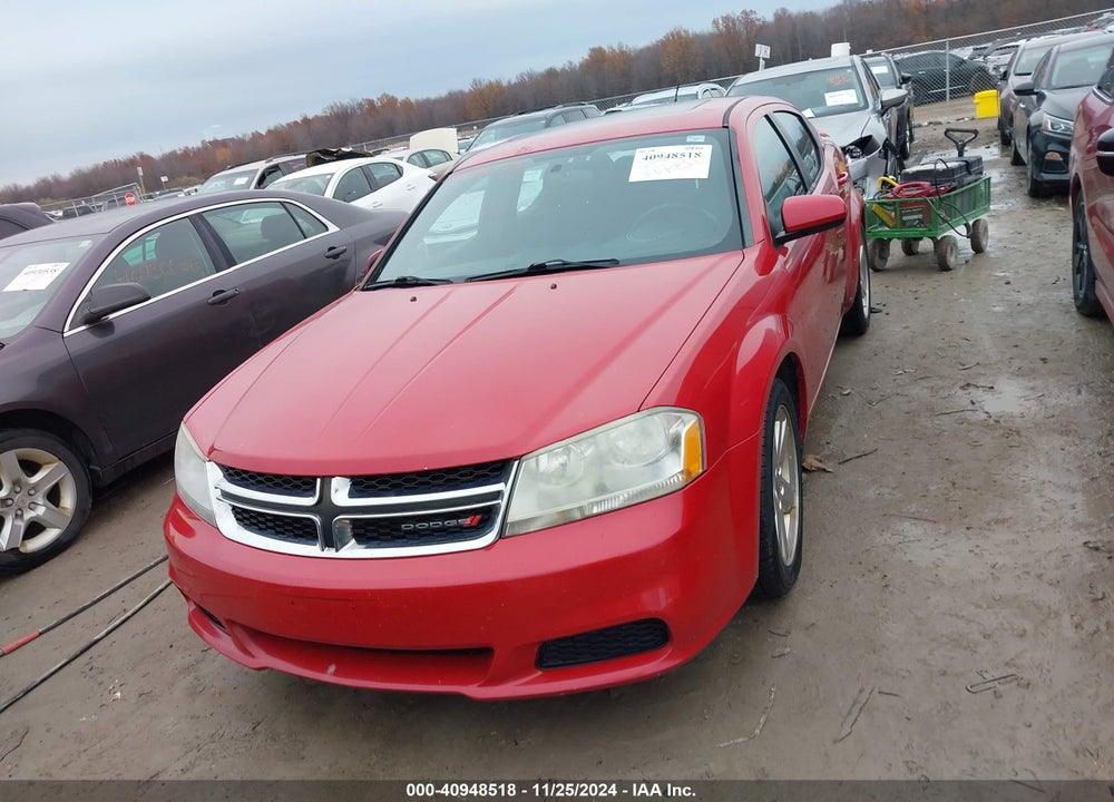 2012 DODGE AVENGER SXT VIN: 1C3CDZCB5CN213895