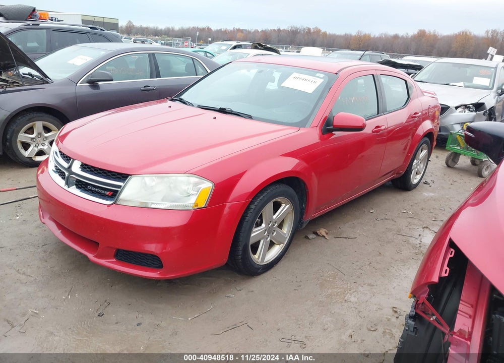 2012 DODGE AVENGER SXT VIN: 1C3CDZCB5CN213895