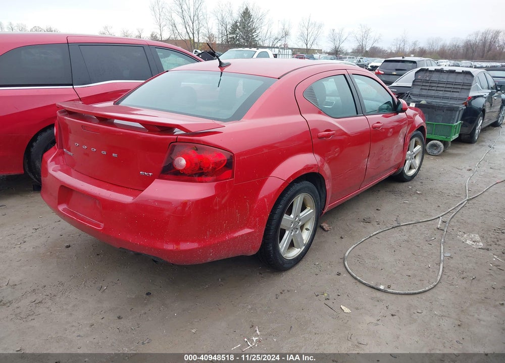2012 DODGE AVENGER SXT VIN: 1C3CDZCB5CN213895