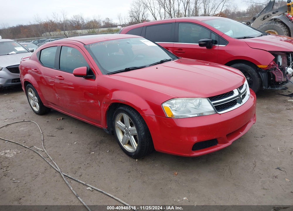 2012 DODGE AVENGER SXT VIN: 1C3CDZCB5CN213895