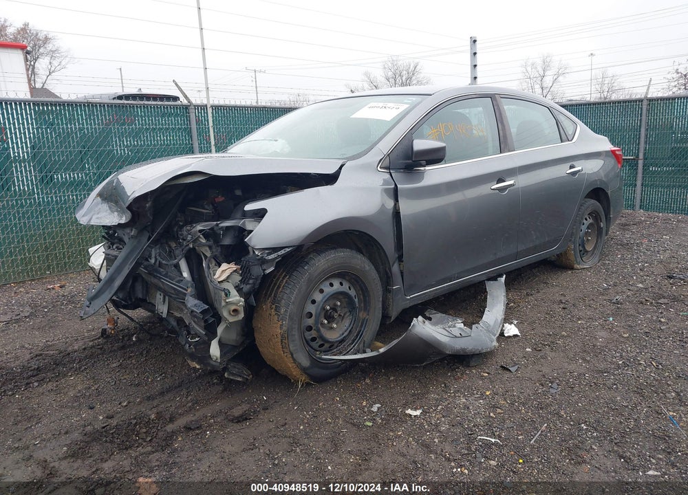 2016 NISSAN SENTRA VIN: 3N1AB7AP2GY293714