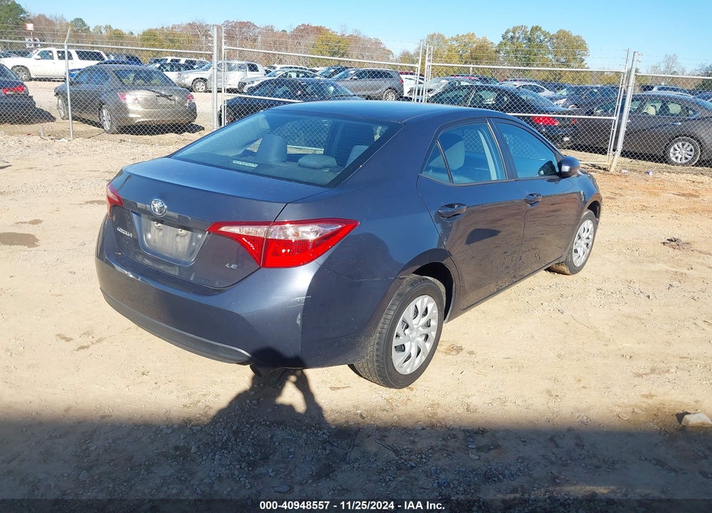 2018 TOYOTA COROLLA LE VIN: 5YFBURHE3JP855963