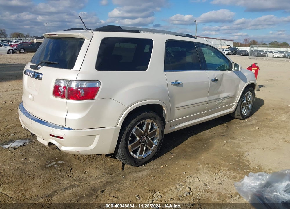 2011 GMC ACADIA DENALI VIN: 1GKKRTED0BJ334087