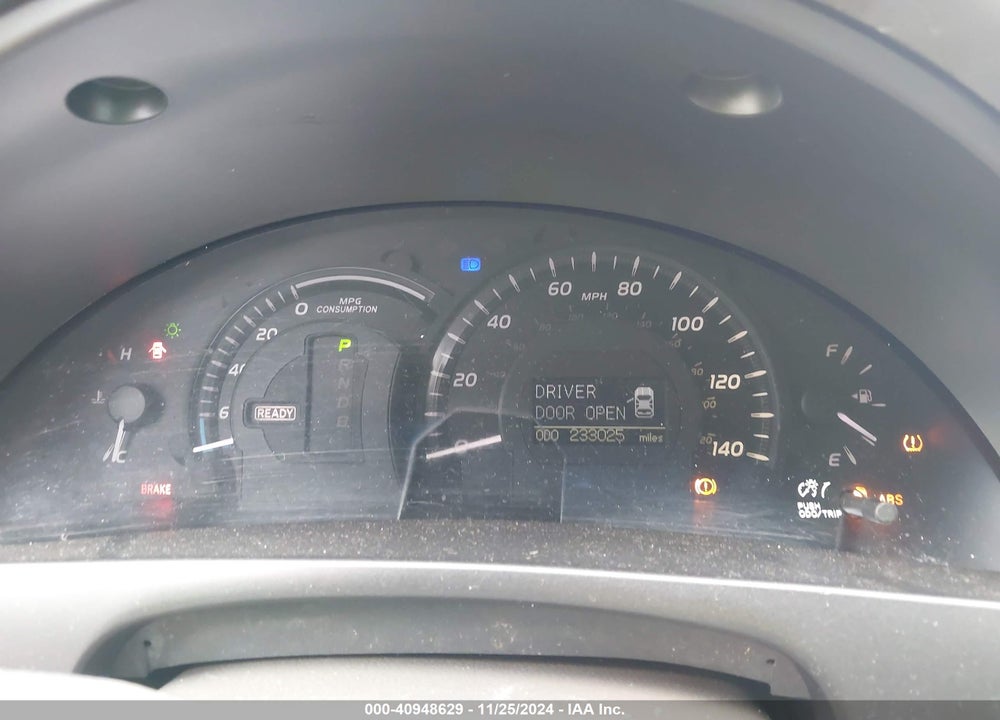 2007 TOYOTA CAMRY HYBRID VIN: 4T1BB46K77U002989