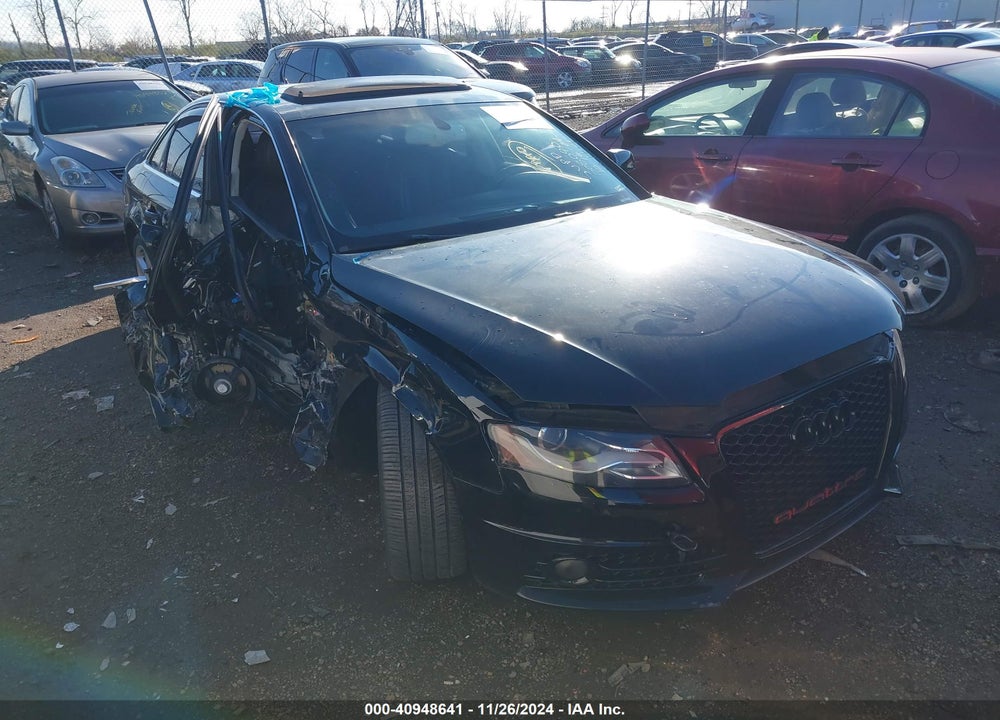 2012 AUDI A4 2.0T PREMIUM VIN: WAUFFAFL4CN008090