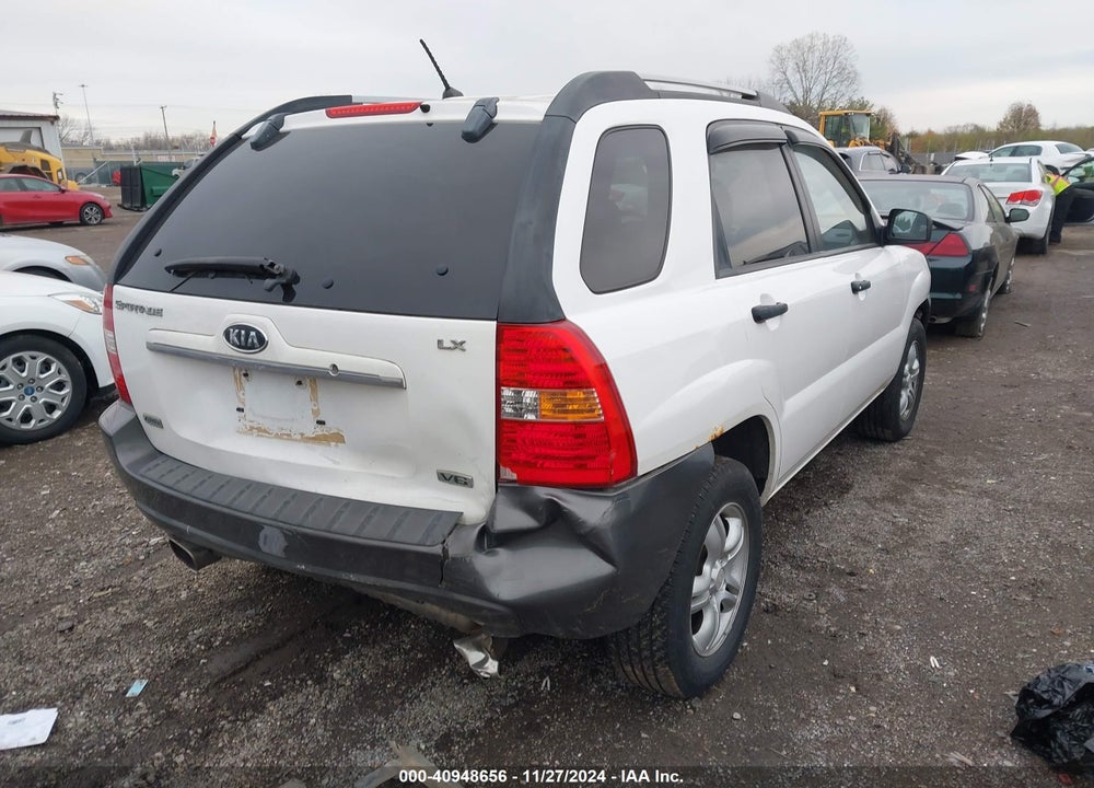 2008 KIA SPORTAGE LX V6 VIN: KNDJE723287542113