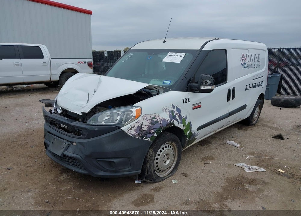 2019 RAM PROMASTER CITY TRADESMAN VIN: ZFBHRFAB5K6N49787