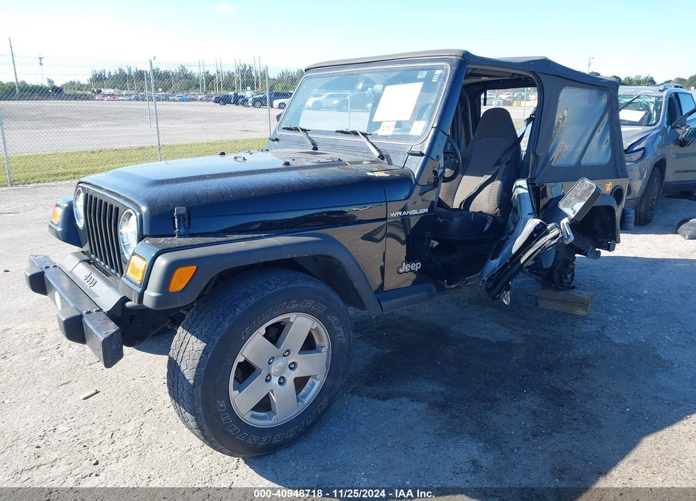 2000 JEEP WRANGLER SE VIN: 1J4FA29P9YP750867