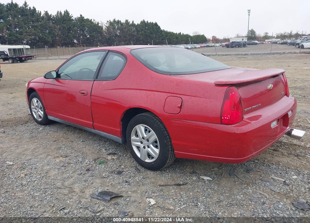 2007 CHEVROLET MONTE CARLO LS VIN: 2G1WJ15KX79389763