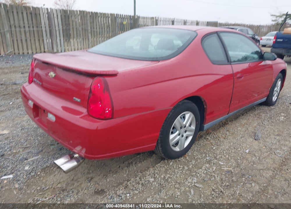 2007 CHEVROLET MONTE CARLO LS VIN: 2G1WJ15KX79389763