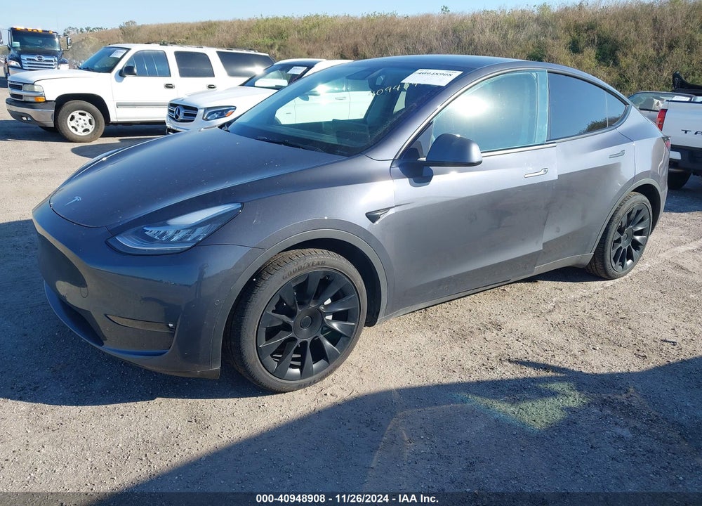 2021 TESLA MODEL Y LONG RANGE DUAL MOTOR ALL-WHEEL DRIVE VIN: 5YJYGDEE0MF184275