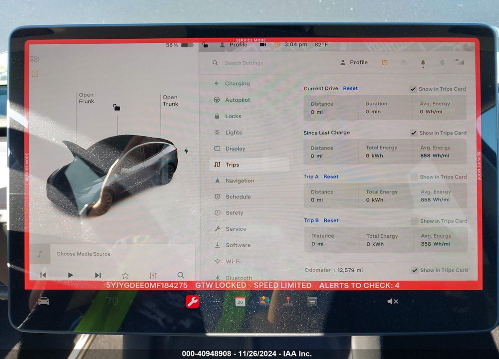 2021 TESLA MODEL Y LONG RANGE DUAL MOTOR ALL-WHEEL DRIVE VIN: 5YJYGDEE0MF184275