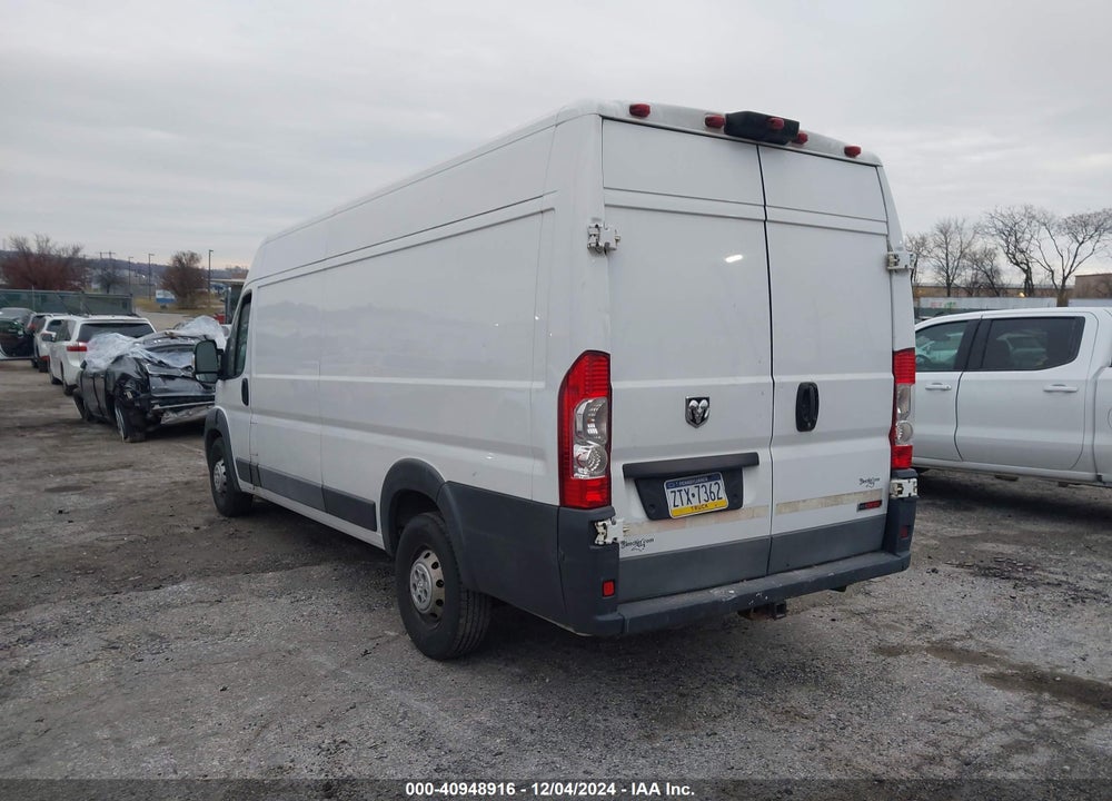 2016 RAM PROMASTER 3500 HIGH ROOF VIN: 3C6URVJD8GE103083