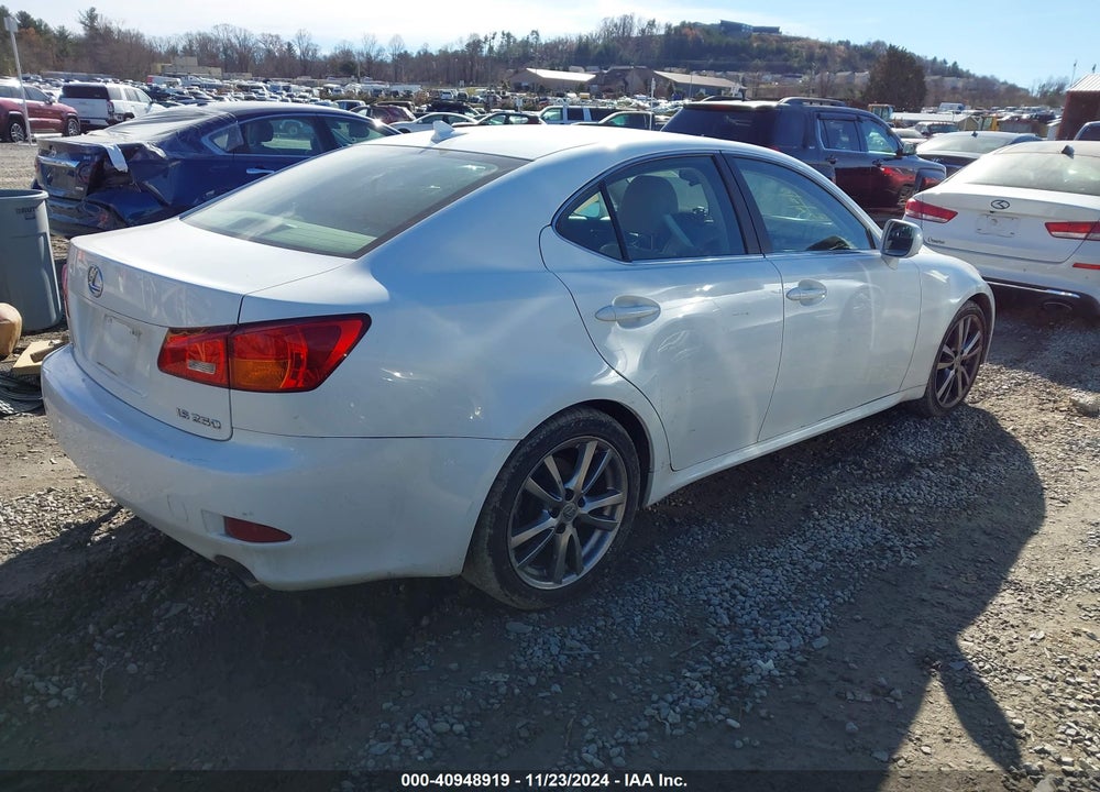 2008 LEXUS IS 250 VIN: JTHBK262182066496