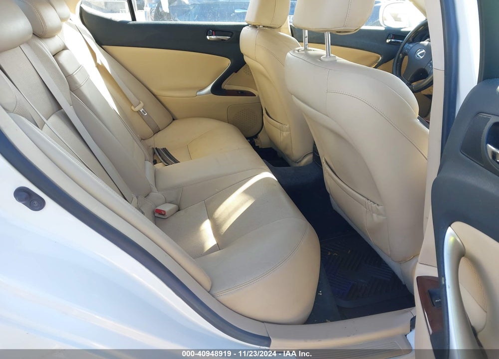 2008 LEXUS IS 250 VIN: JTHBK262182066496