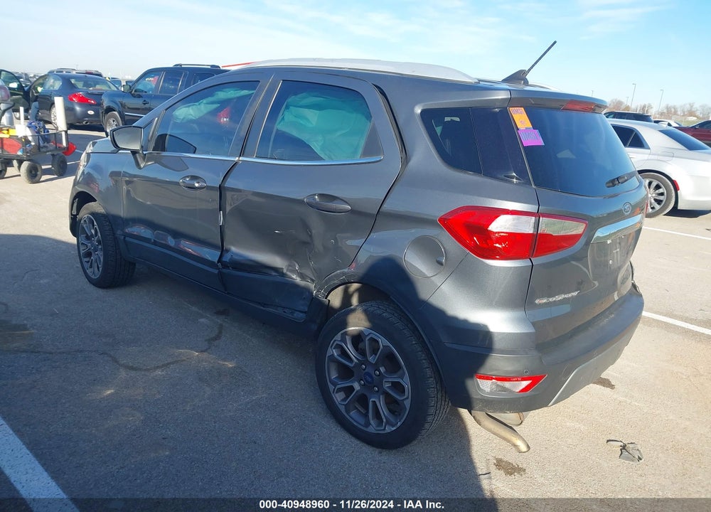 2020 FORD ECOSPORT TITANIUM VIN: MAJ6S3KL4LC347529