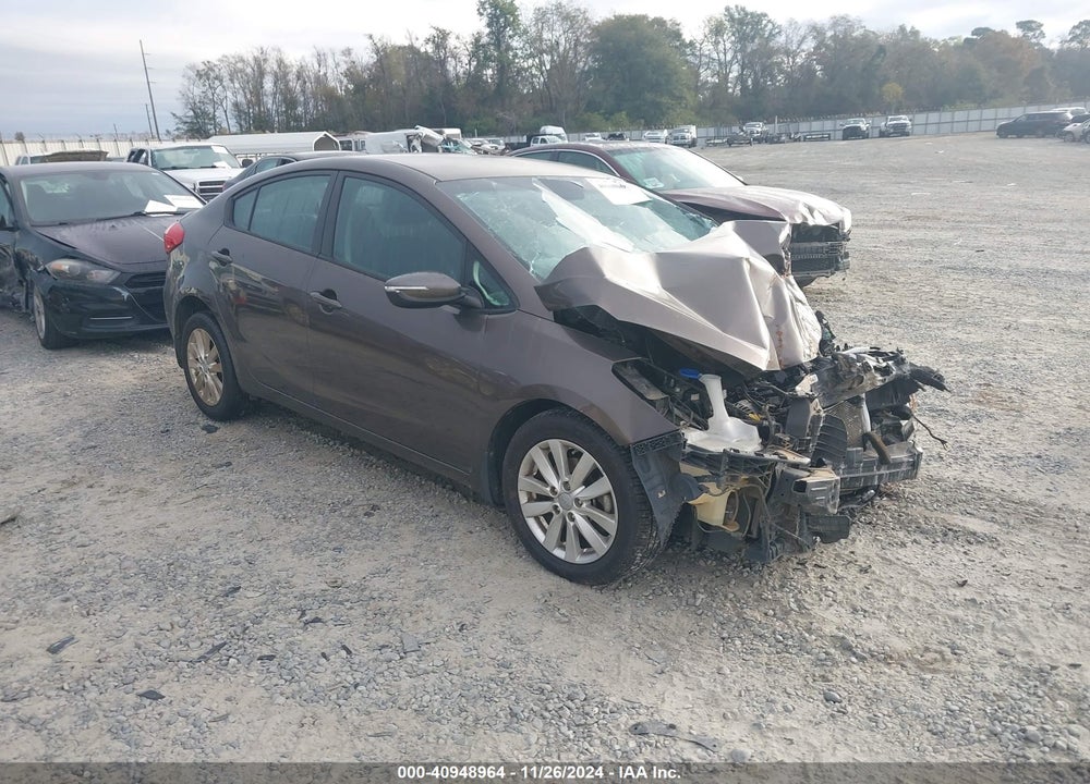 2014 KIA FORTE LX VIN: KNAFX4A63E5237542