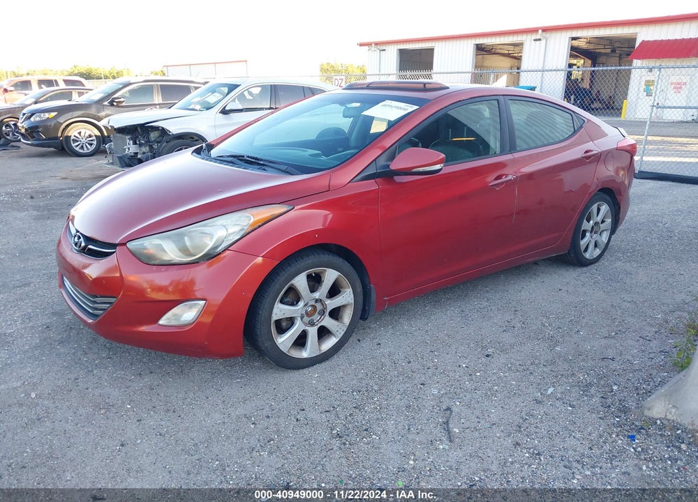 2013 HYUNDAI ELANTRA LIMITED VIN: KMHDH4AE0DU748978