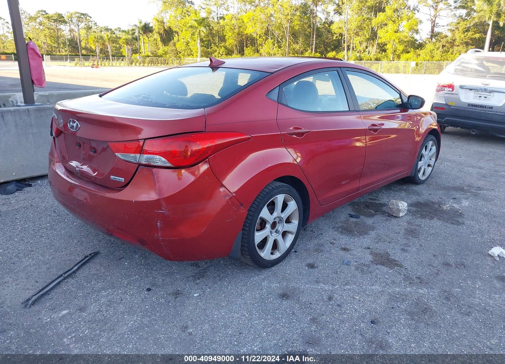 2013 HYUNDAI ELANTRA LIMITED VIN: KMHDH4AE0DU748978