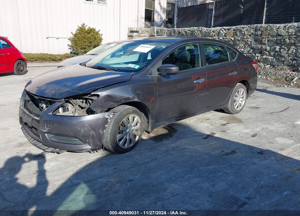 2014 NISSAN SENTRA S VIN: 3N1AB7AP6EY286987