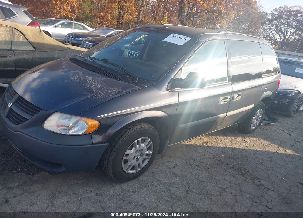 2007 DODGE CARAVAN SE VIN: 1D4GP25R37B205133