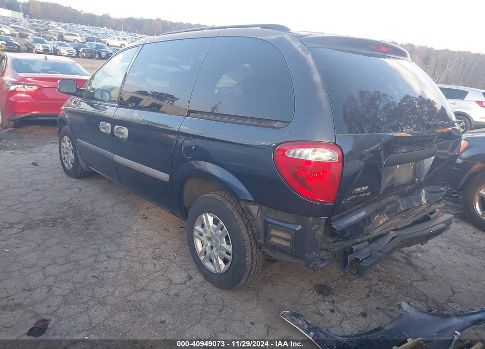 2007 DODGE CARAVAN SE VIN: 1D4GP25R37B205133