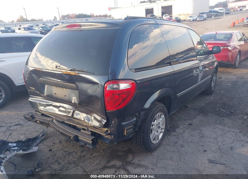 2007 DODGE CARAVAN SE VIN: 1D4GP25R37B205133