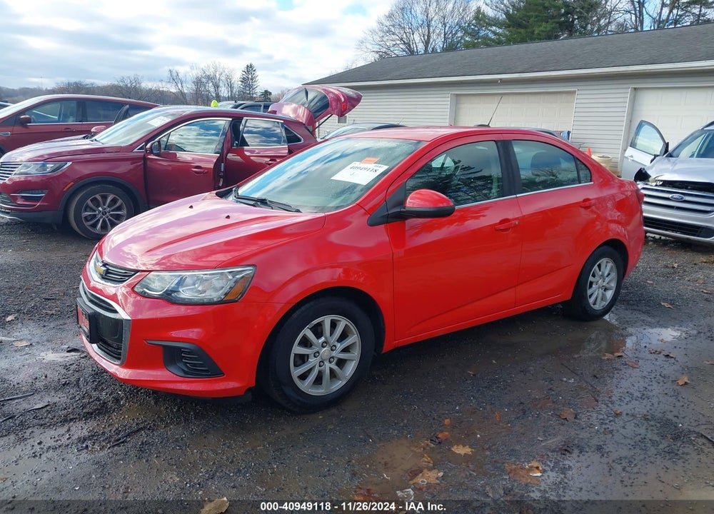 2017 CHEVROLET SONIC LT AUTO VIN: 1G1JD5SH3H4147662