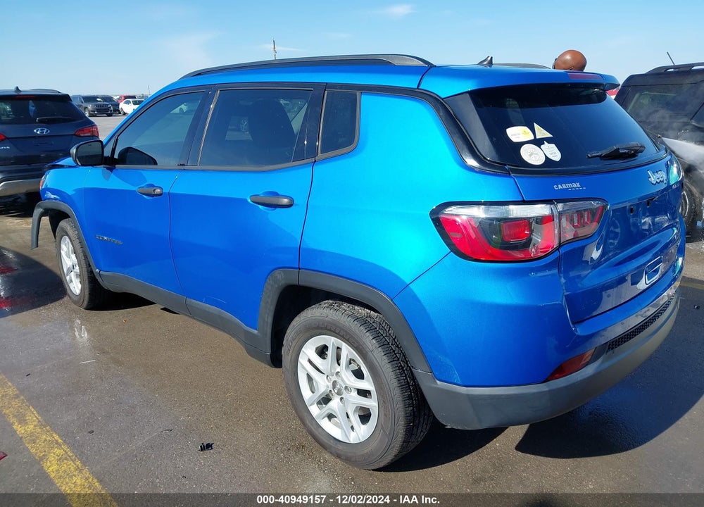 2018 JEEP COMPASS SPORT FWD VIN: 3C4NJCAB2JT462861
