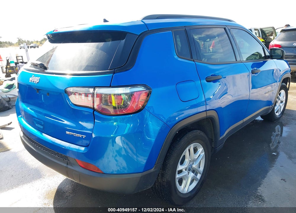 2018 JEEP COMPASS SPORT FWD VIN: 3C4NJCAB2JT462861