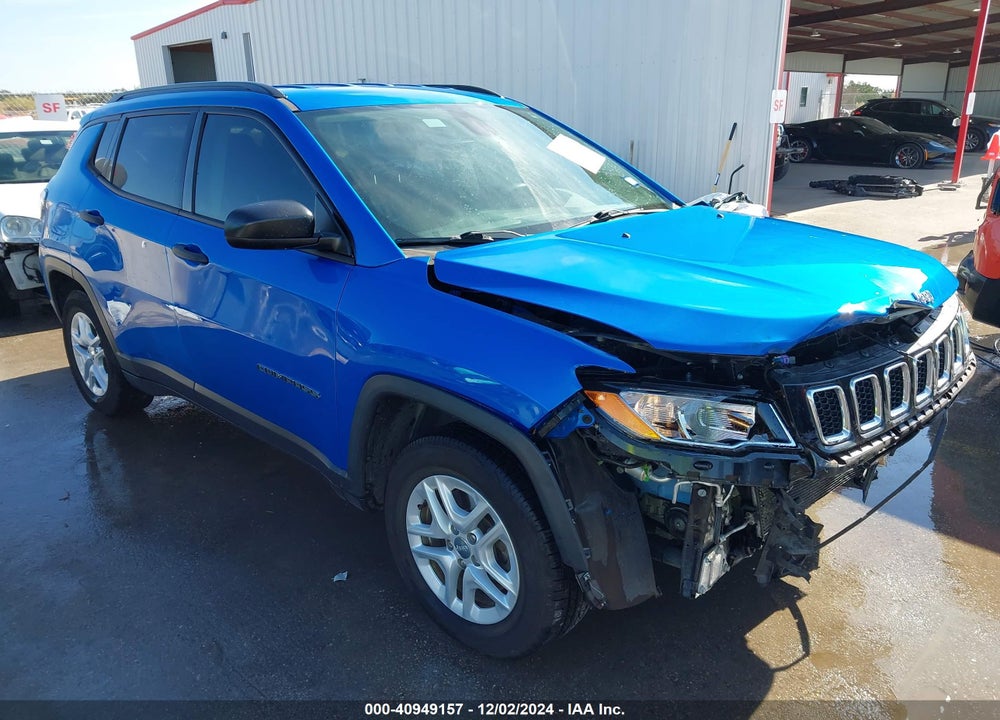 2018 JEEP COMPASS SPORT FWD VIN: 3C4NJCAB2JT462861