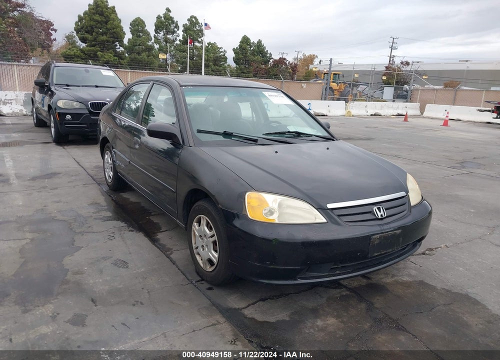 2001 HONDA CIVIC LX VIN: 2HGES16581H588964