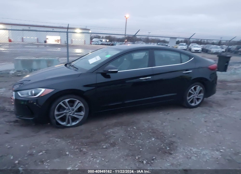 2017 HYUNDAI ELANTRA LIMITED VIN: 5NPD84LF4HH155635