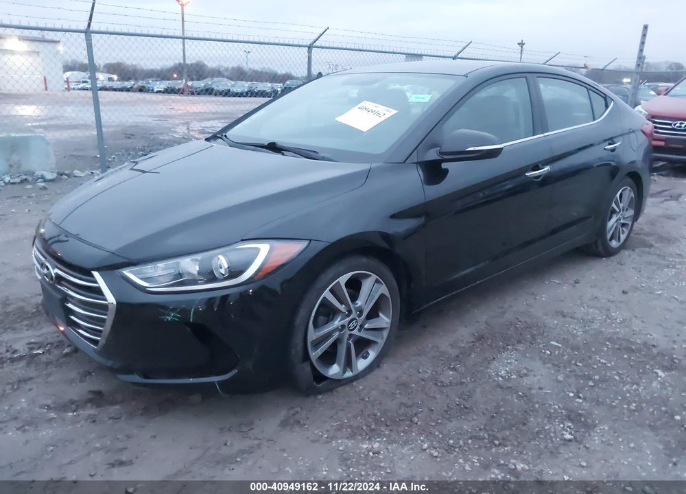2017 HYUNDAI ELANTRA LIMITED VIN: 5NPD84LF4HH155635