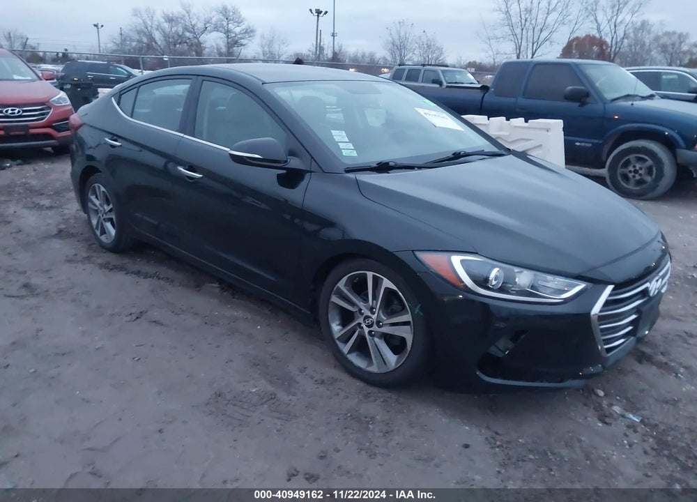 2017 HYUNDAI ELANTRA LIMITED VIN: 5NPD84LF4HH155635