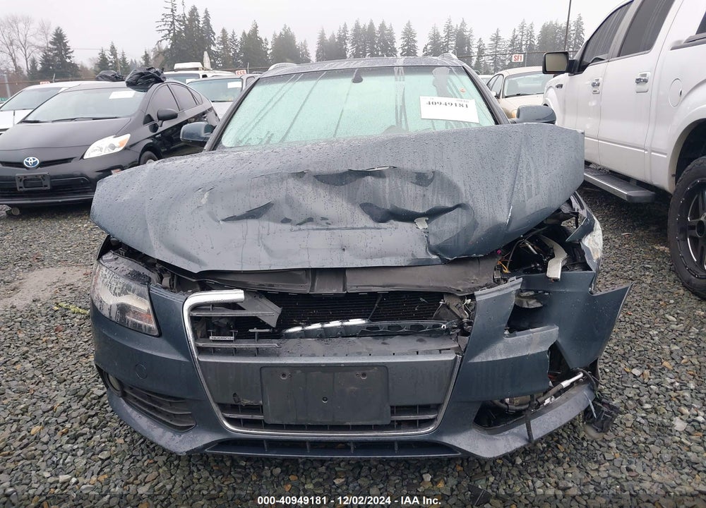 2011 AUDI A4 2.0T PREMIUM VIN: WAUWFAFL8BA029112